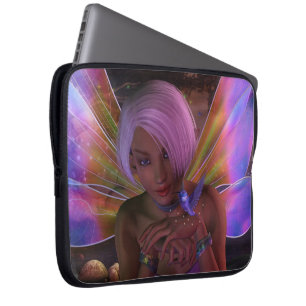 Capa Para Notebook Hummingbird Guardian Fairy Fantasy Art