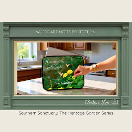 Capa Para Notebook Hummingbird & Lantana Floral 