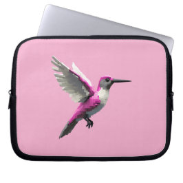 Capa Para Notebook Hummingbird Rosa Pixelado-
