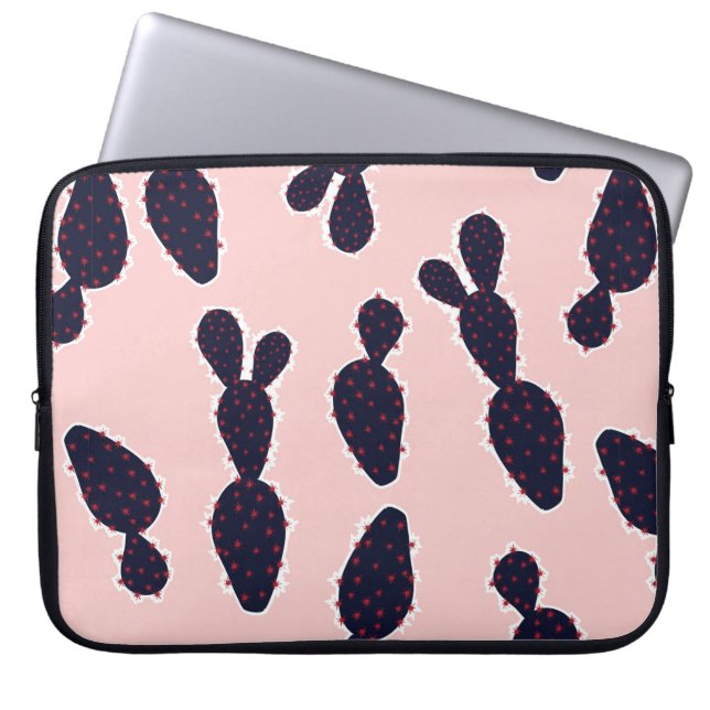 Capa Para Notebook Humor e tom doces, sem costura, de cacto,  (Frente)