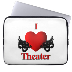 Capa Para Notebook I Heart Theater