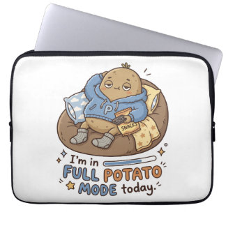 Capa Para Notebook I’m in full potato mode today| Couch Potato Potato