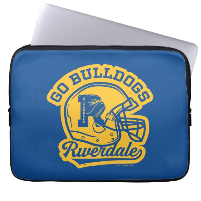 Capa Para Notebook Icon de Capacete de Futebol de Go Bulls (Frente)