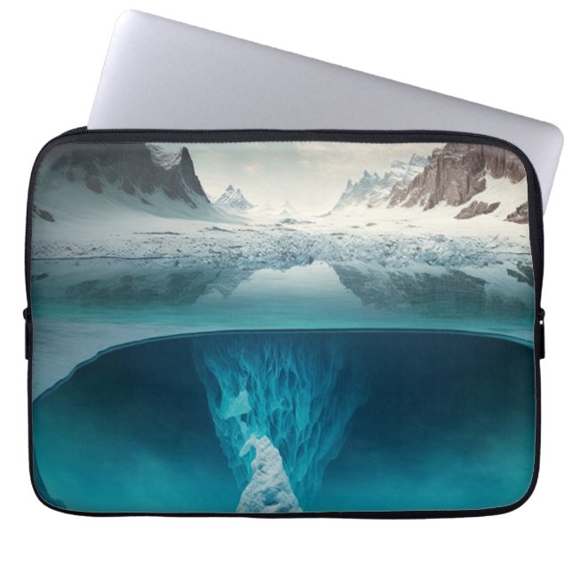 Capa Para Notebook Icy Mountain View (Frente)