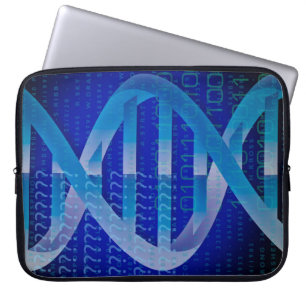 Capa Para Notebook ID de DNA Blue Science