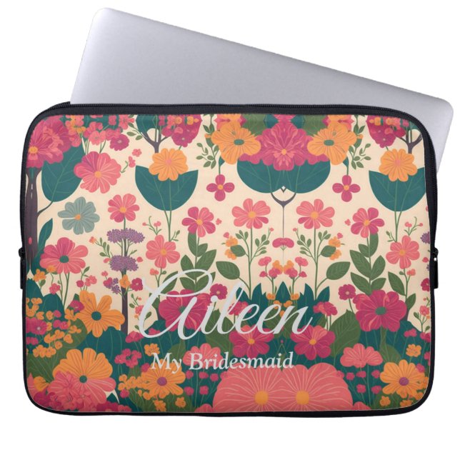 Capa Para Notebook Ideia de oferta de Bridesmaid personalizada (Frente)