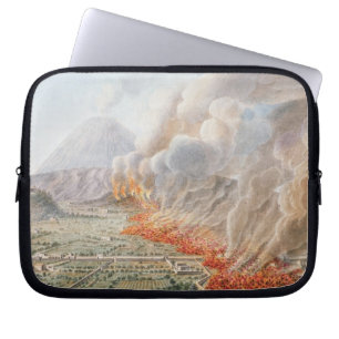 Capa Para Notebook Ideia de uma erupção do Monte Vesúvio que