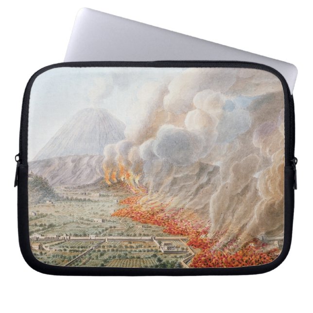 Capa Para Notebook Ideia de uma erupção do Monte Vesúvio que (Frente)