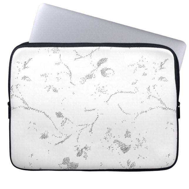 Capa Para Notebook Idioma, Cinza Cloud Eletrônicos Bag (Frente)