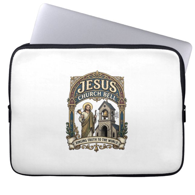 Capa Para Notebook Igreja de Jesus Sino Igreja de Jesus Sino Fé Crist (Frente)