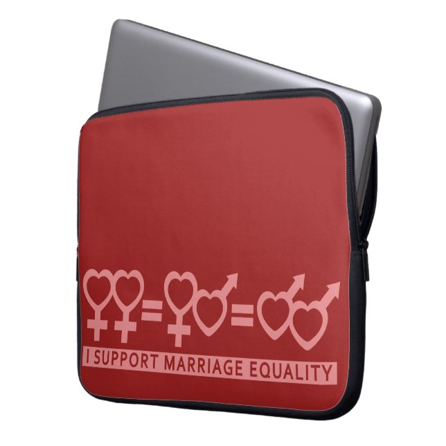 Capa Para Notebook Igualdade de casamento / Uma bolsa de laptop perso (Frente Esquerda)