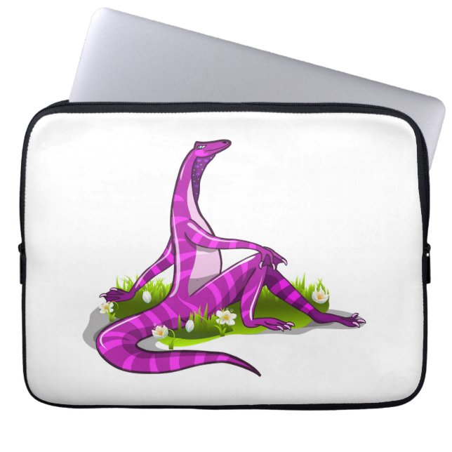 Capa Para Notebook Iguanodon Mostrando Sua Beleza Natural. (Frente)