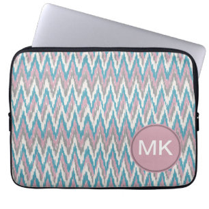 Capa Para Notebook iKat cor-de-rosa e azul empoeirado