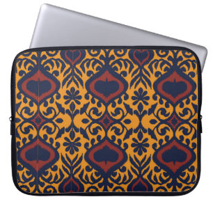 Capa Para Notebook Ikat geometric folklore ornament. Oriental damask