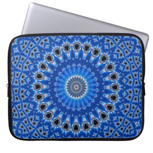 Capa Para Notebook Ilha azul tropical Boho da safira