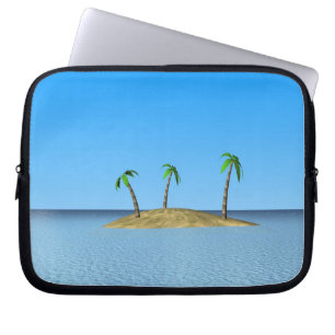 Capa Para Notebook Ilha Tropical