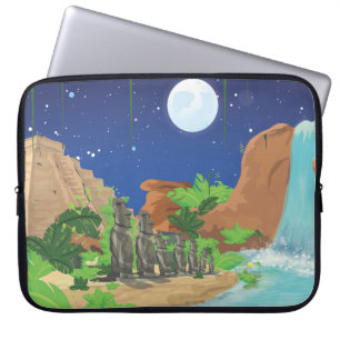 Capa Para Notebook Ilha Tropical