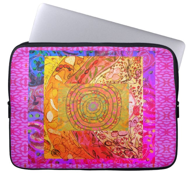 Capa Para Notebook Illuminated Abstract  (Frente)