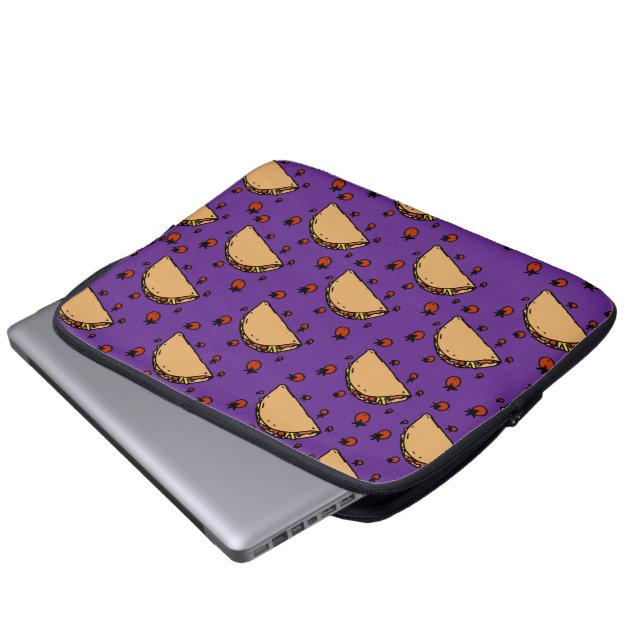 Capa Para Notebook Illustration of tacos  (Frente Inferior)