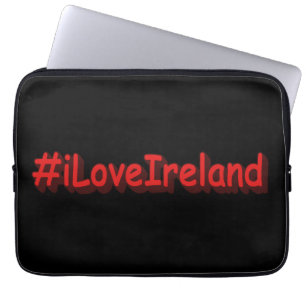 Capa Para Notebook "#iLoveIrelands" Design bonito. Comprar Agora
