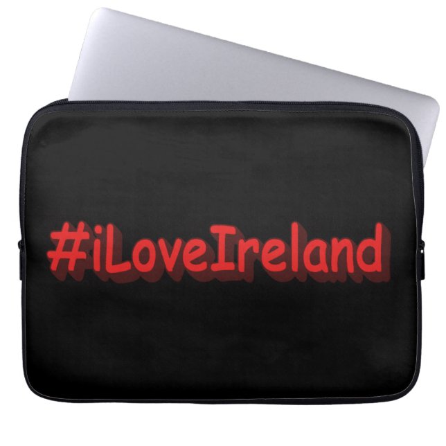 Capa Para Notebook "#iLoveIrelands" Design bonito. Comprar Agora (Frente)