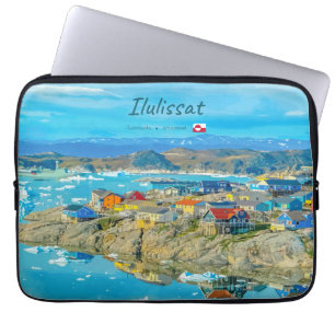 Capa Para Notebook Ilulissat, Groenlândia - Cidade dos Icebergs