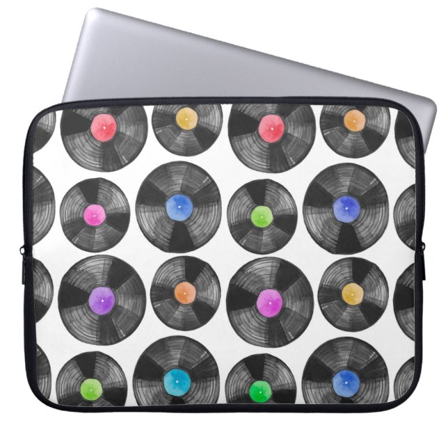 Capa Para Notebook Ilustração aquosa de um registro retrorreflector d (Frente)