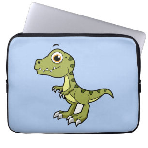 Capa Para Notebook Ilustração Bela De Um Tiranossauro Rex.