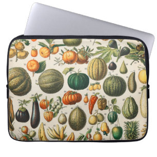 Capa Para Notebook Ilustração Científica Botânica Vegetal fruta
