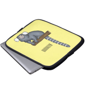 Capa Para Notebook Ilustração comum de desenho animado