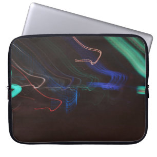 Capa Para Notebook Ilustração das luzes LED de cor ajustada