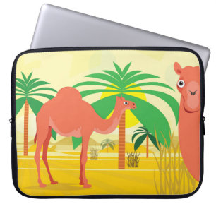 Capa Para Notebook Ilustração de Camelos