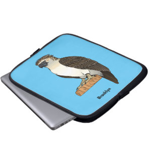 Capa Para Notebook Ilustração de desenho animado de ave-águia filipin