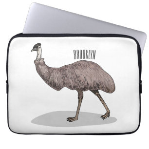Capa Para Notebook Ilustração de desenho animado de aves da Emu