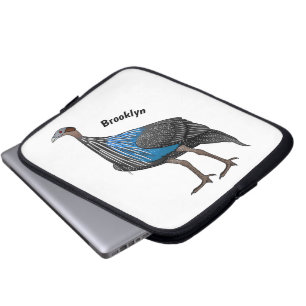 Capa Para Notebook Ilustração de desenho animado de aves guineafowl v