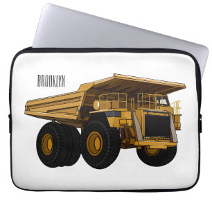Capa Para Notebook Ilustração de desenho animado de caminhão Haul