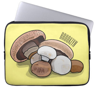 Capa Para Notebook Ilustração de desenho animado de cogumelo