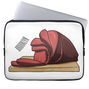 Capa Para Notebook Ilustração de desenho animado de Ham