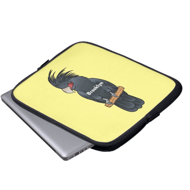 Capa Para Notebook Ilustração de desenho animado de pássaro da palma (Frente Inferior)