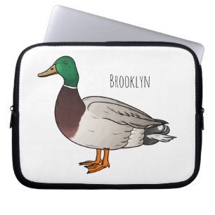 Capa Para Notebook Ilustração de desenho animado de pato-reais