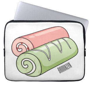 Capa Para Notebook Ilustração de desenho animado de rolo/rolo