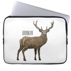Capa Para Notebook Ilustração de desenho animado de veado