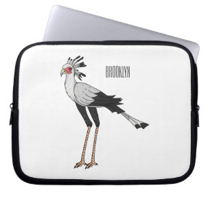 Capa Para Notebook Ilustração de desenho animado do Secretário Pássar