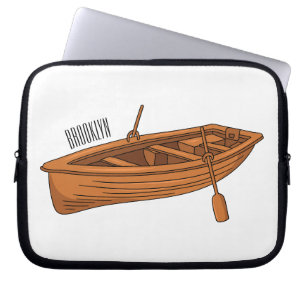 Capa Para Notebook Ilustração de desenho animado em Rowboat