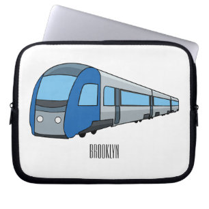 Capa Para Notebook Ilustração de desenho do comboio elétrico