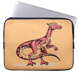 Capa Para Notebook Ilustração De Velociraptor.