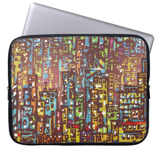 Capa Para Notebook ilustração desenhada à mão da Cityscape,arte,rua,c