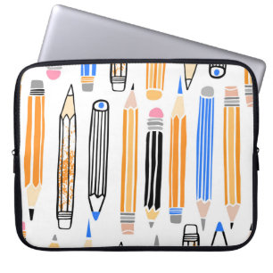 Capa Para Notebook Ilustração Desenhada à Mão Escolar