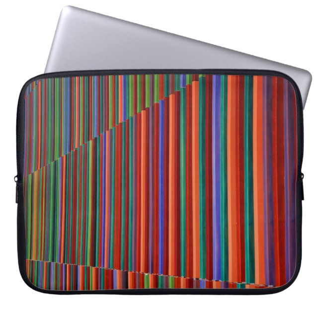 Capa Para Notebook Ilustração distribuída multicolorida (Frente)