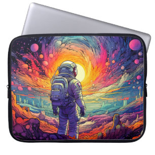 Capa Para Notebook Ilustração do Espaço & Além